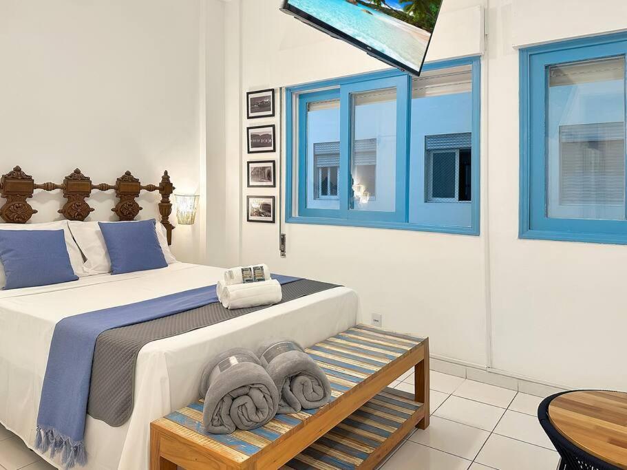 Facing The Sea Ac Basilica Embare Bars&Restaurants Apartment Сантос Екстериор снимка