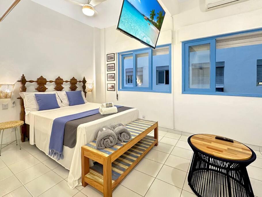 Facing The Sea Ac Basilica Embare Bars&Restaurants Apartment Сантос Екстериор снимка